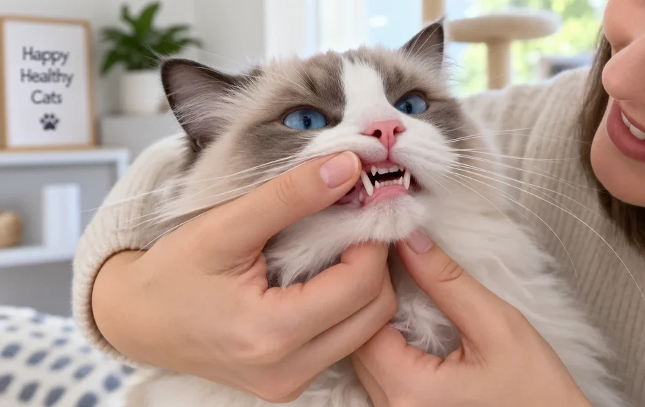 Ragdoll Cat Dental Care: Complete Guide to Protecting Your Cat's Teeth, Gums and Long-Term Health 1 Ragdoll cat dental care with healthy teeth and gums. result e1788289114897